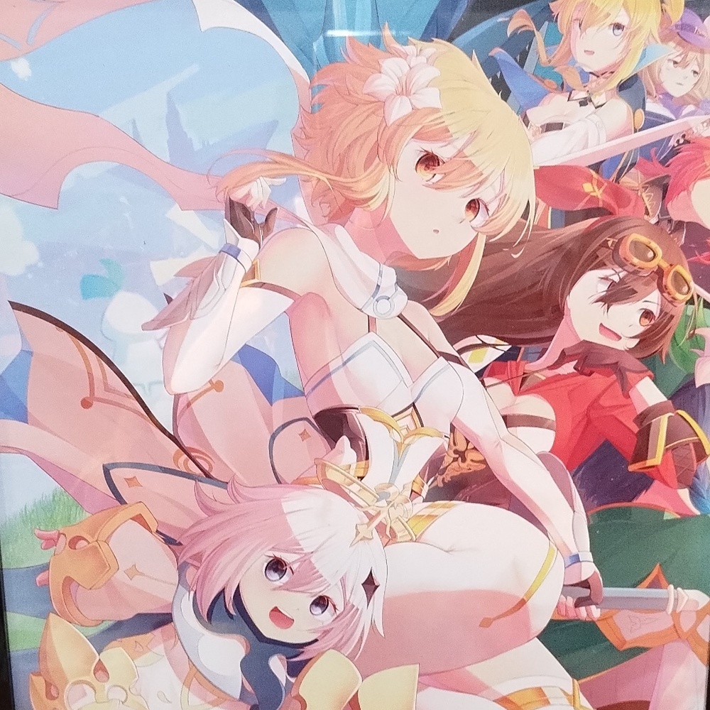 Genshin Impact Anime Framed Poster 17"x11"